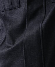 MKJGC10190 MK MICHEL KLEIN HOMME(MKミッシェルクランオム) 【洗える / ストレッチ】M-65ブルゾン / TEC EASY JERSEY2025 ネイビー