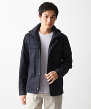 MKJGC10190 MK MICHEL KLEIN HOMME(MKミッシェルクランオム) 【洗える / ストレッチ】M-65ブルゾン / TEC EASY JERSEY2025 ネイビー