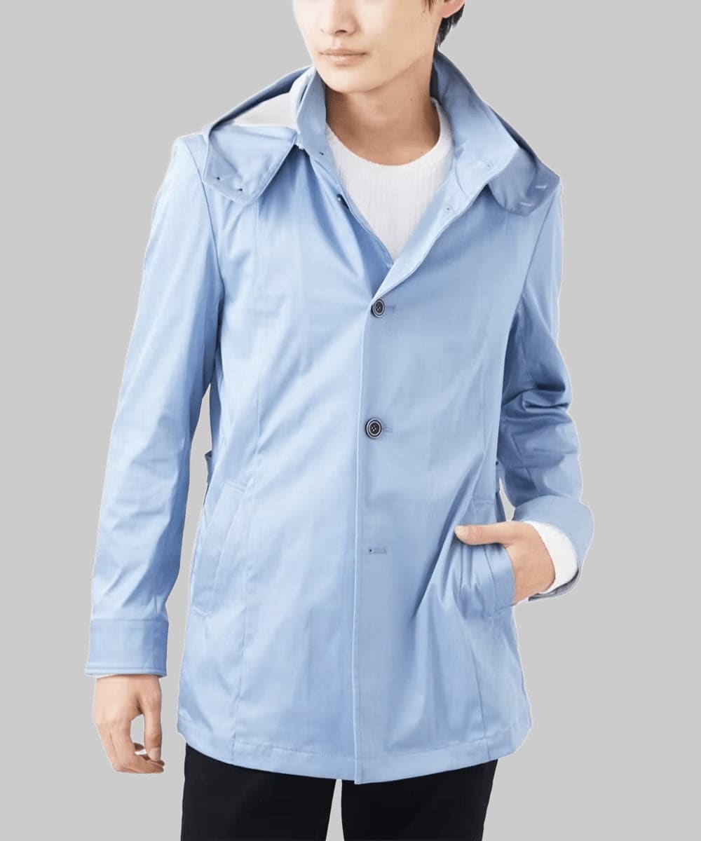 残りわずか！/在庫限り/秋春着用可能】フード着脱ショートコート