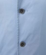 MKJGC12190 MK MICHEL KLEIN HOMME(MKミッシェルクランオム) 【ON/OFF対応】フードショートコート/サテンリバーストレッチ ライトブルー