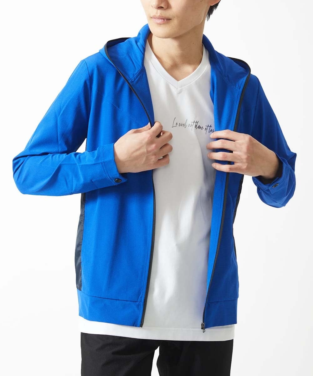 MKJGC20150 MK MICHEL KLEIN HOMME(MKミッシェルクランオム) スプリングパーカー ブルー
