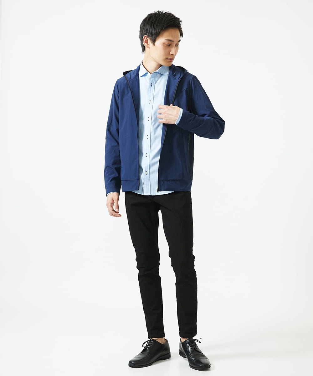 MKJGC20150 MK MICHEL KLEIN HOMME(MKミッシェルクランオム) スプリングパーカー ネイビー