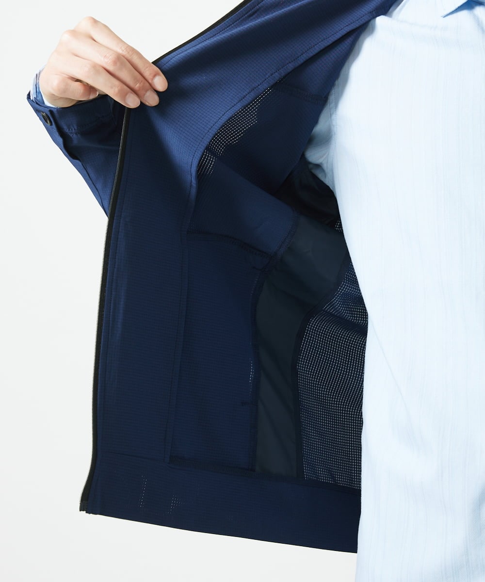 MKJGC20150 MK MICHEL KLEIN HOMME(MKミッシェルクランオム) スプリングパーカー ネイビー