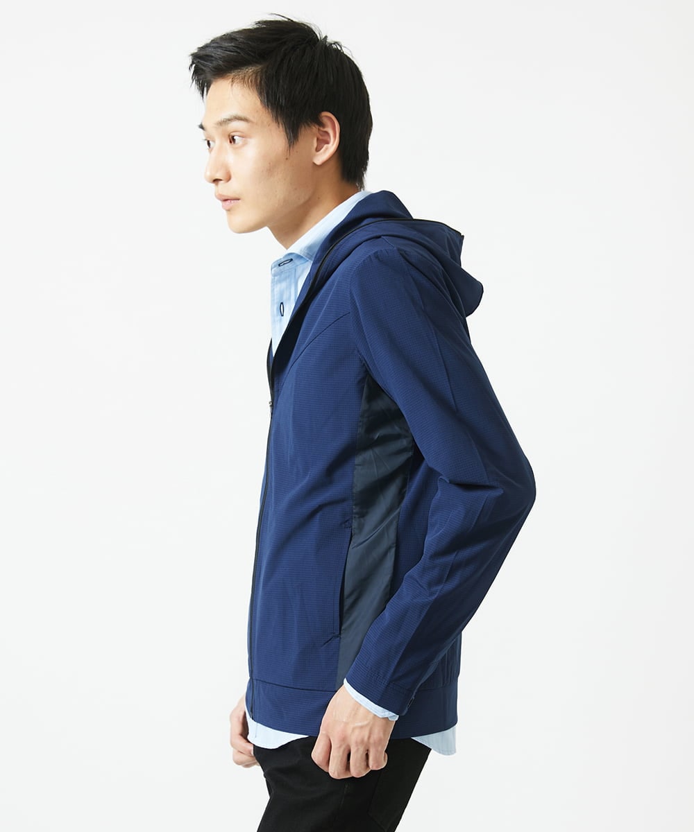 MKJGC20150 MK MICHEL KLEIN HOMME(MKミッシェルクランオム) スプリングパーカー ネイビー