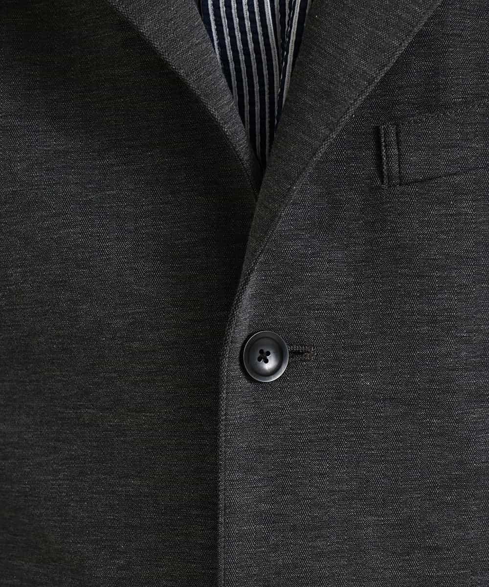 MKJGM64150 MK MICHEL KLEIN HOMME(MKミッシェルクランオム) 【男の黒ジャケット】コンパクトシルキージャケット ダークグレー