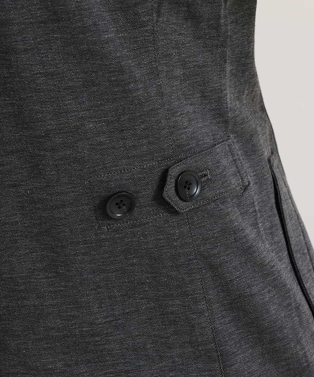 MKJGM64150 MK MICHEL KLEIN HOMME(MKミッシェルクランオム) 【男の黒ジャケット】コンパクトシルキージャケット ダークグレー