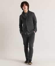 MKJGM64150 MK MICHEL KLEIN HOMME(MKミッシェルクランオム) 【男の黒ジャケット】コンパクトシルキージャケット ダークグレー