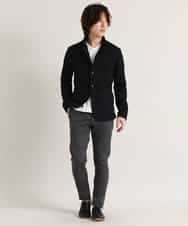 MKJGM64150 MK MICHEL KLEIN HOMME(MKミッシェルクランオム) 【男の黒ジャケット】コンパクトシルキージャケット ブラック