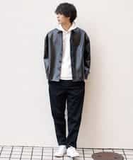 MKJGO41090 MK MICHEL KLEIN HOMME(MKミッシェルクランオム) WEB限定商品 春に着れるフェイクレザーブルゾン ブラック(94)