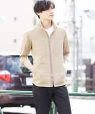 MKJGR07170 MK MICHEL KLEIN HOMME(MKミッシェルクランオム) スタンドシャツブルゾン ベージュ