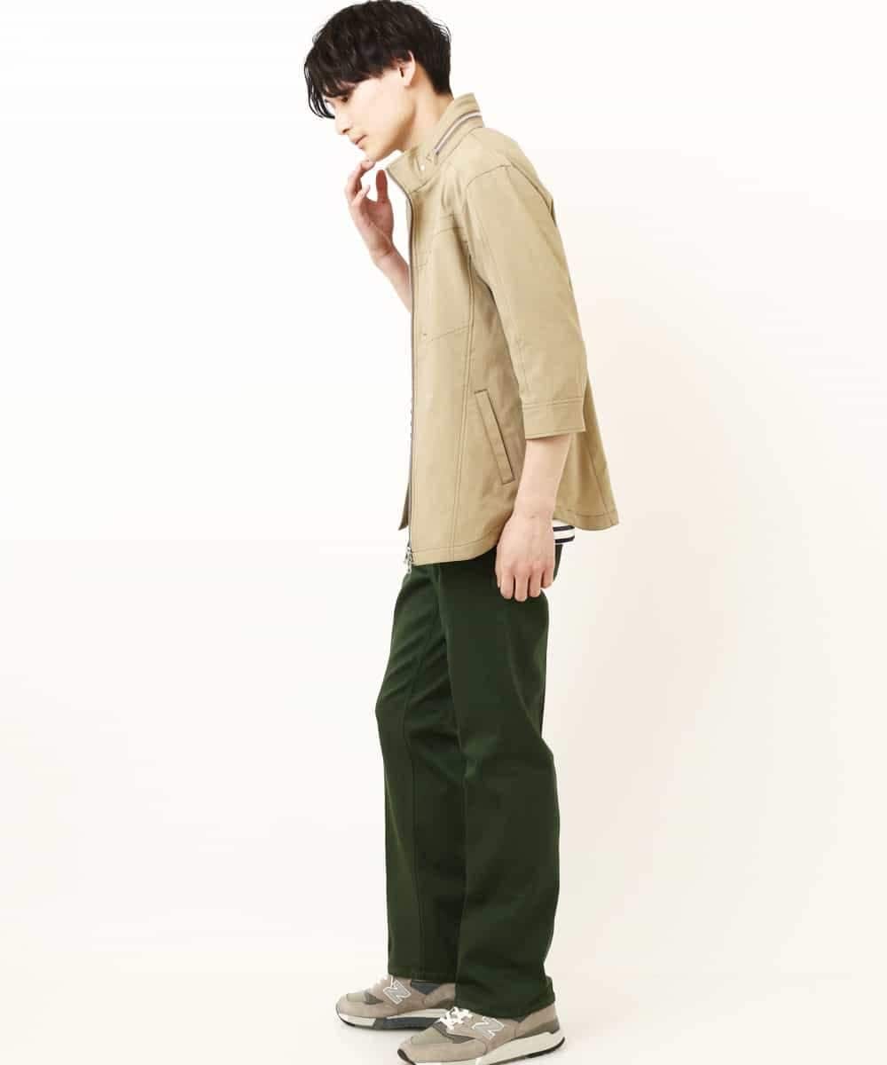 MKJGR07170 MK MICHEL KLEIN HOMME(MKミッシェルクランオム) スタンドシャツブルゾン ベージュ