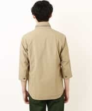 MKJGR07170 MK MICHEL KLEIN HOMME(MKミッシェルクランオム) スタンドシャツブルゾン ベージュ