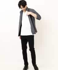 MKJGR07170 MK MICHEL KLEIN HOMME(MKミッシェルクランオム) スタンドシャツブルゾン ダークグレー