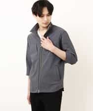 MKJGR07170 MK MICHEL KLEIN HOMME(MKミッシェルクランオム) スタンドシャツブルゾン ダークグレー