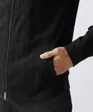 MKJGV73210 MK MICHEL KLEIN HOMME(MKミッシェルクランオム) スタンドカラーブルゾン / ヨウリュウワッシャー ブラック（94）