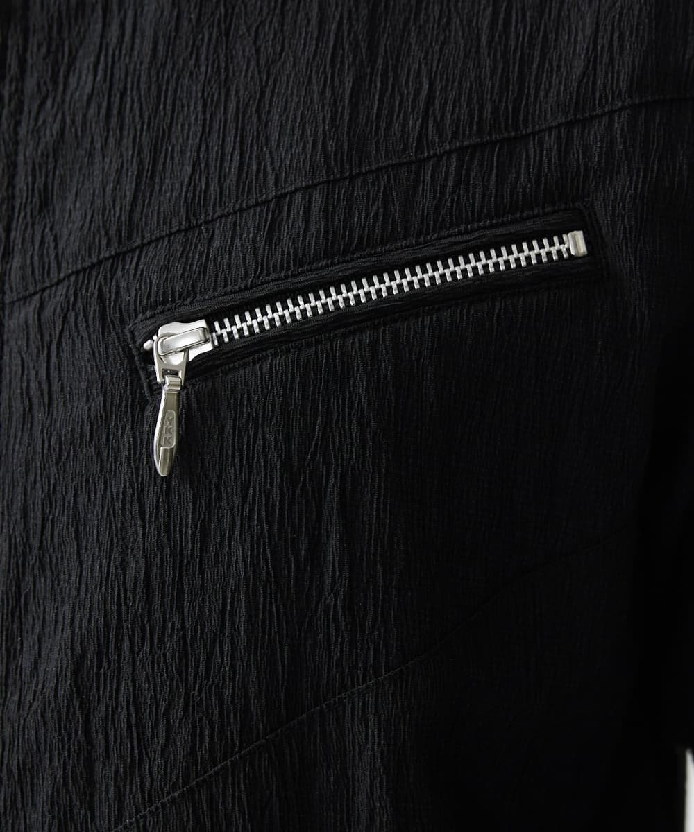 MKJGV73210 MK MICHEL KLEIN HOMME(MKミッシェルクランオム) スタンドカラーブルゾン / ヨウリュウワッシャー ブラック（94）