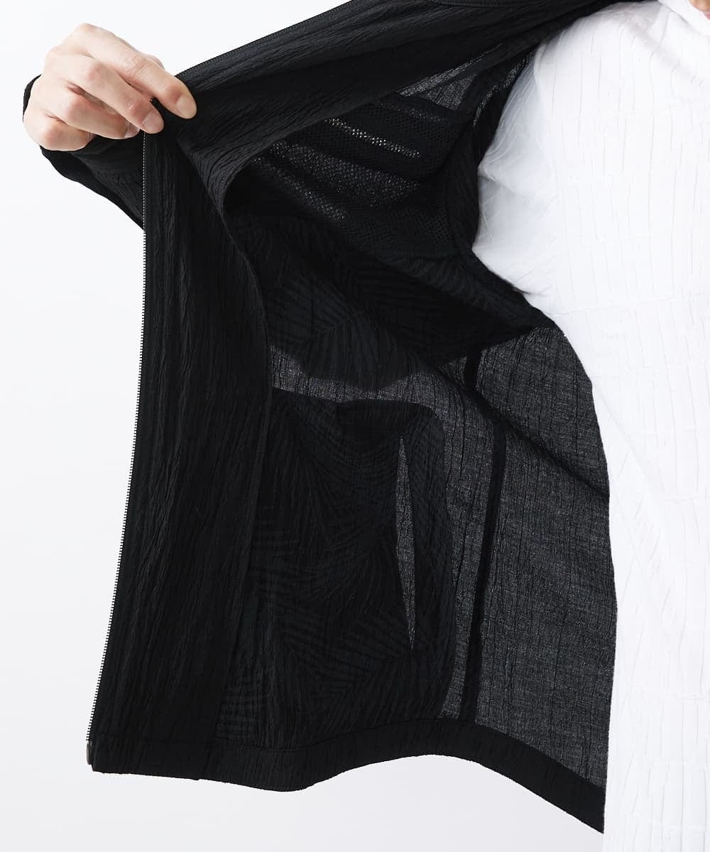 MKJGV73210 MK MICHEL KLEIN HOMME(MKミッシェルクランオム) スタンドカラーブルゾン / ヨウリュウワッシャー ブラック（94）