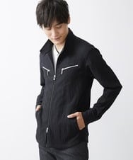 MKJGV73210 MK MICHEL KLEIN HOMME(MKミッシェルクランオム) スタンドカラーブルゾン / ヨウリュウワッシャー ブラック（94）