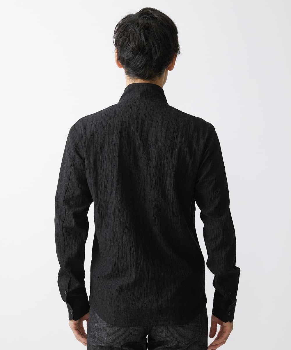 MKJGV73210 MK MICHEL KLEIN HOMME(MKミッシェルクランオム) スタンドカラーブルゾン / ヨウリュウワッシャー ブラック（94）