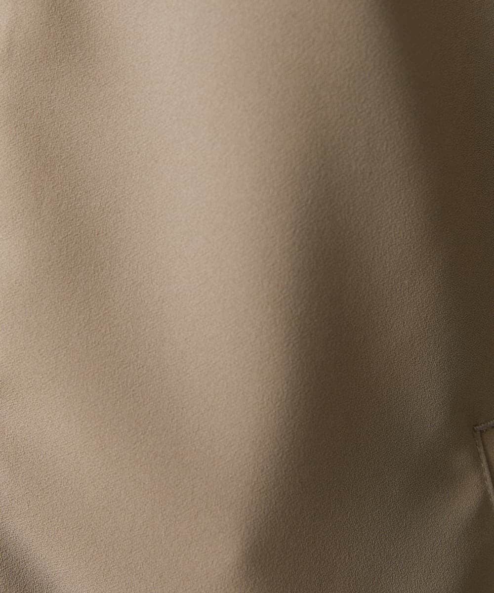 MKJGX30150 MK MICHEL KLEIN HOMME(MKミッシェルクランオム) パウダリーストレッチドッグイヤーブルゾン /【セットアップ対応】 カーキ