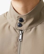 MKJGX30150 MK MICHEL KLEIN HOMME(MKミッシェルクランオム) パウダリーストレッチドッグイヤーブルゾン /【セットアップ対応】 カーキ