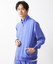 MKJGX30150 MK MICHEL KLEIN HOMME(MKミッシェルクランオム) パウダリーストレッチドッグイヤーブルゾン /【セットアップ対応】 ラベンダー