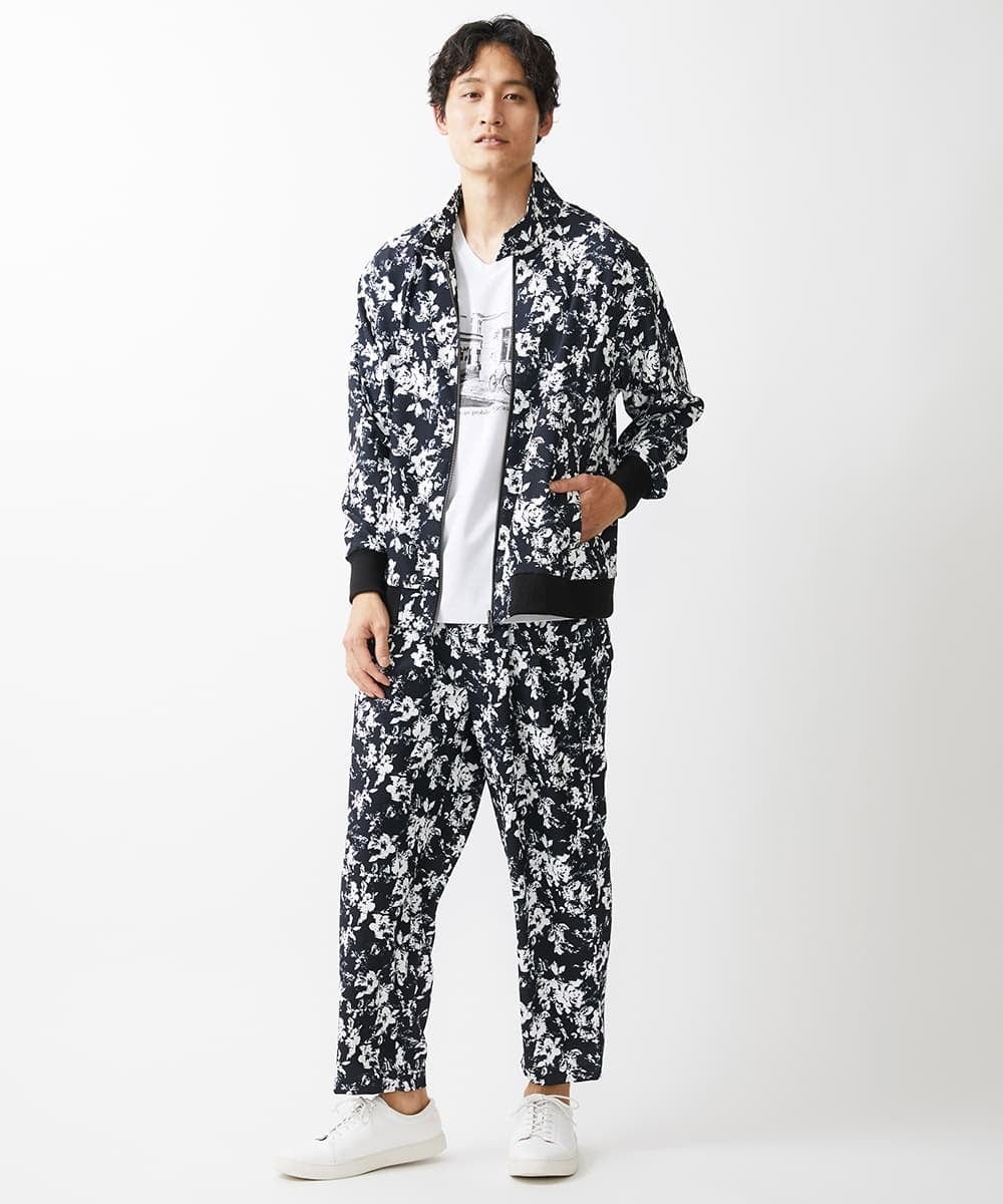 MKJGX30150 MK MICHEL KLEIN HOMME(MKミッシェルクランオム) パウダリーストレッチドッグイヤーブルゾン /【セットアップ対応】 ゴールド
