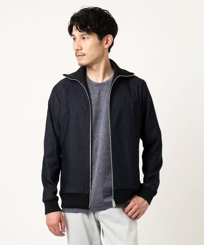 MKJJC10160 MK MICHEL KLEIN HOMME ハケメシャンブレージップブルゾン