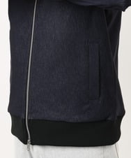 MKJJC10160 MK MICHEL KLEIN HOMME(MKミッシェルクランオム) 【ストレッチ/撥水機能】COMFUN CLOTH ジップブルゾン ネイビー