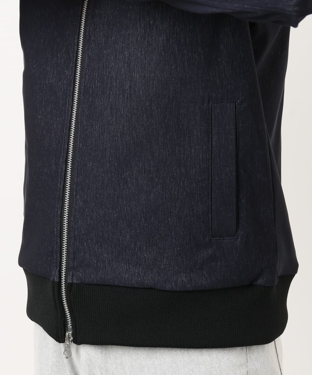 MKJJC10160 MK MICHEL KLEIN HOMME(MKミッシェルクランオム) 【ストレッチ/撥水機能】COMFUN CLOTH ジップブルゾン ネイビー