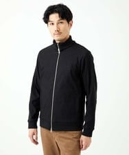 MKJJC10160 MK MICHEL KLEIN HOMME(MKミッシェルクランオム) 【ストレッチ/撥水機能】COMFUN CLOTH ジップブルゾン ブラック