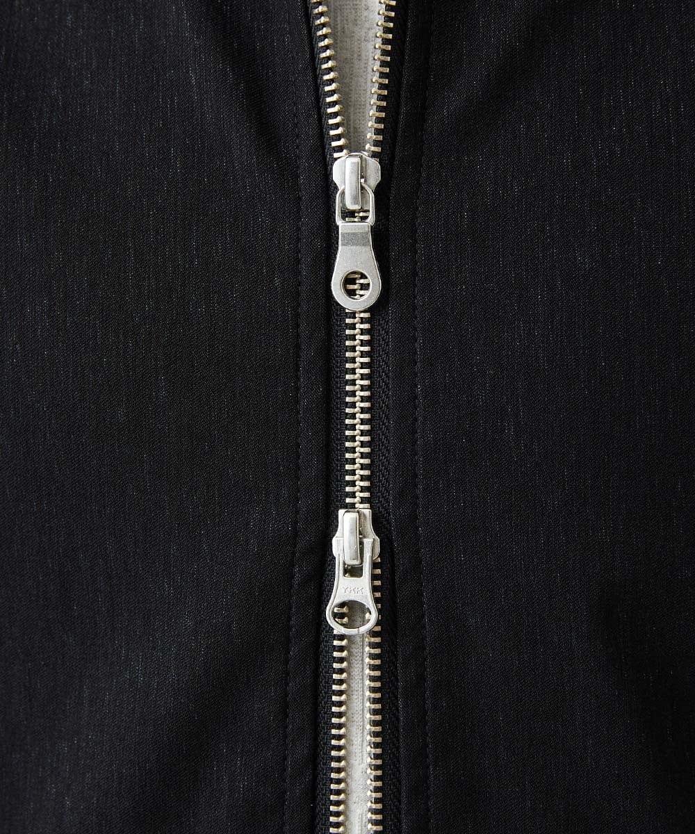 MKJJC10160 MK MICHEL KLEIN HOMME(MKミッシェルクランオム) 【ストレッチ/撥水機能】COMFUN CLOTH ジップブルゾン ブラック