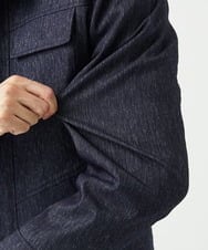 MKJJC30272 MK MICHEL KLEIN HOMME(MKミッシェルクランオム) 【ライナー付き / 撥水 / ストレッチ】 COMFUN CLOTH(コンファンクロス） フード付ブルゾン ブルー