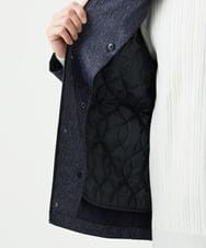 MKJJC30272 MK MICHEL KLEIN HOMME(MKミッシェルクランオム) 【ライナー付き / 撥水 / ストレッチ】 COMFUN CLOTH(コンファンクロス） フード付ブルゾン ブルー