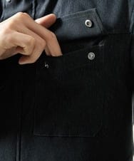 MKJJC30272 MK MICHEL KLEIN HOMME(MKミッシェルクランオム) 【ライナー付き / 撥水 / ストレッチ】 COMFUN CLOTH(コンファンクロス） フード付ブルゾン ブラック