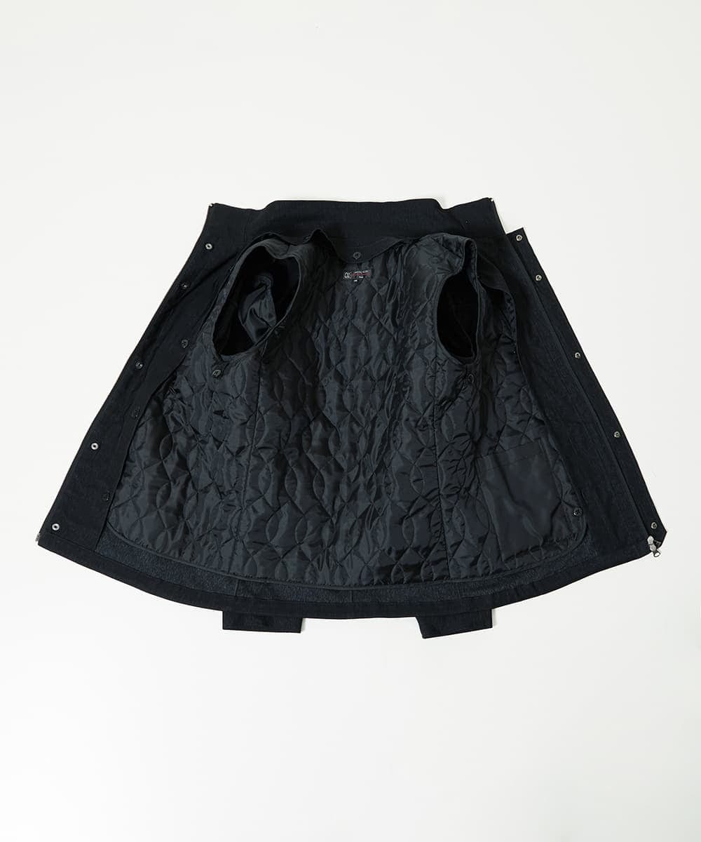 MKJJC30272 MK MICHEL KLEIN HOMME(MKミッシェルクランオム) 【ライナー付き / 撥水 / ストレッチ】 COMFUN CLOTH(コンファンクロス） フード付ブルゾン ブラック