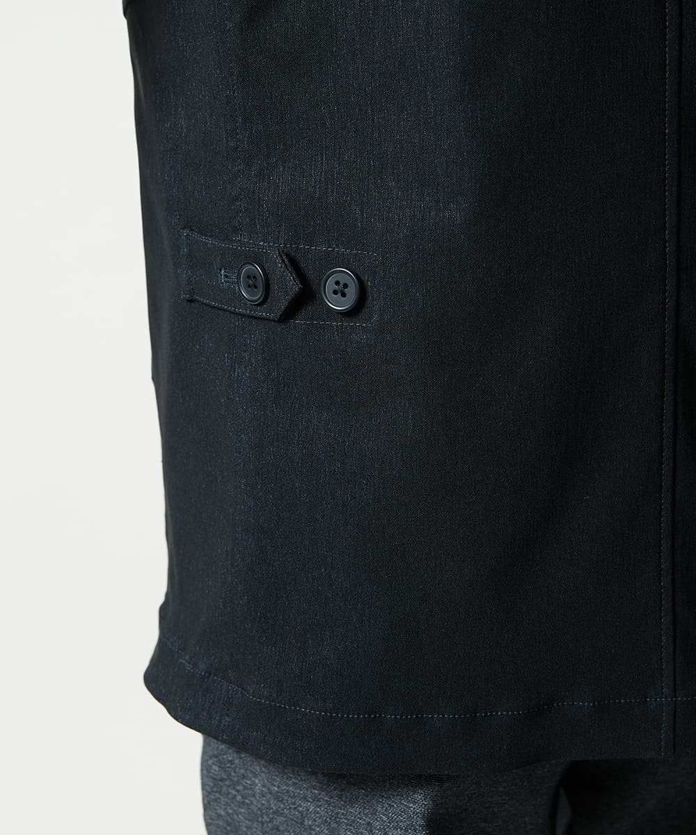 MKJJC30272 MK MICHEL KLEIN HOMME(MKミッシェルクランオム) 【ライナー付き / 撥水 / ストレッチ】 COMFUN CLOTH(コンファンクロス） フード付ブルゾン ブラック