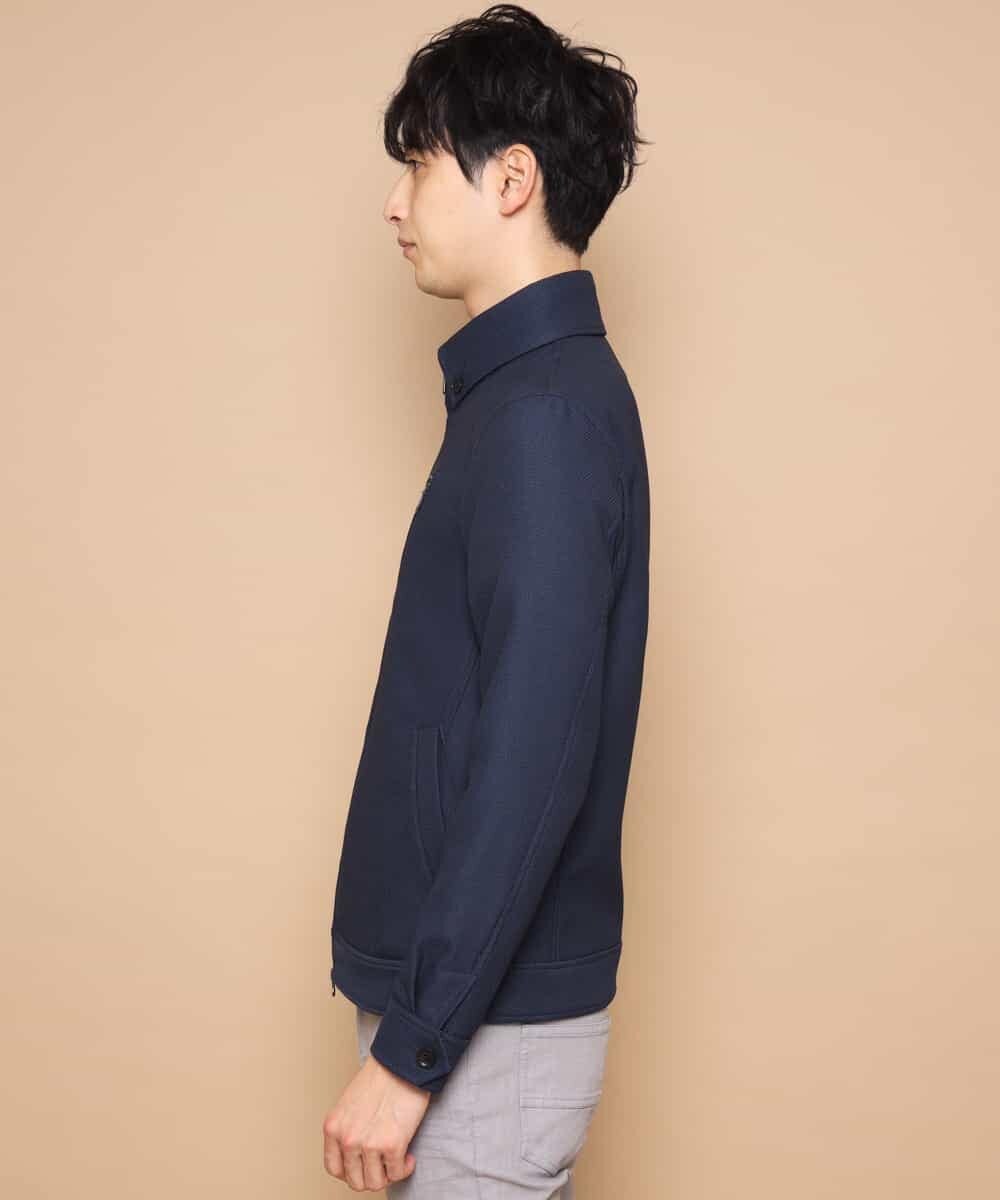 MKJJL20180 MK MICHEL KLEIN HOMME(MKミッシェルクランオム) ブルゾン／グランパレオックス ブルー