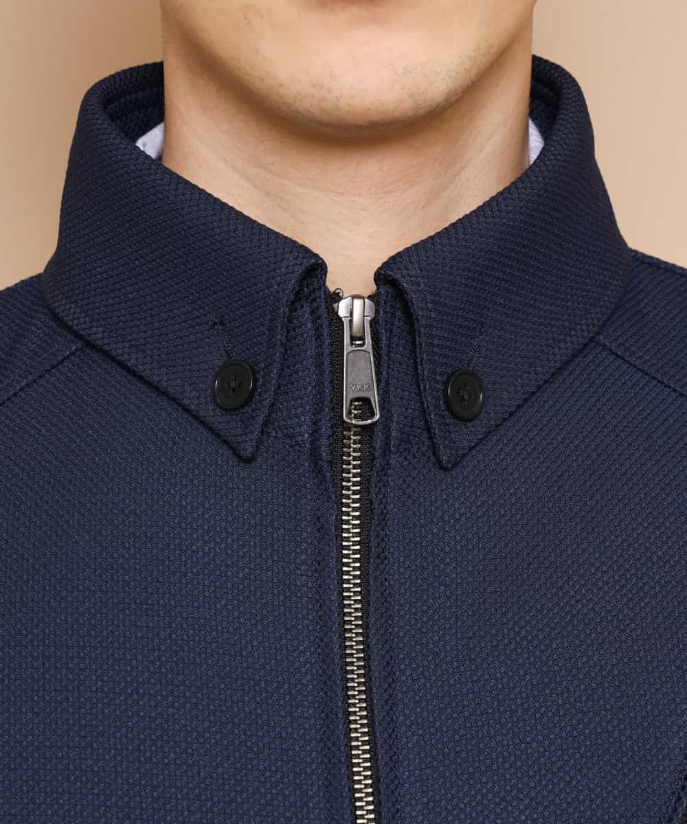 MKJJL20180 MK MICHEL KLEIN HOMME(MKミッシェルクランオム) ブルゾン／グランパレオックス ブルー