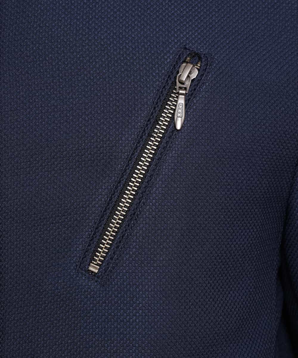 MKJJL20180 MK MICHEL KLEIN HOMME(MKミッシェルクランオム) ブルゾン／グランパレオックス ブルー