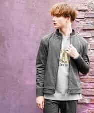 MKJJO04130 MK MICHEL KLEIN HOMME(MKミッシェルクランオム) MAGICストレッチ/コンパクトストレッチブルゾン ダークグレー