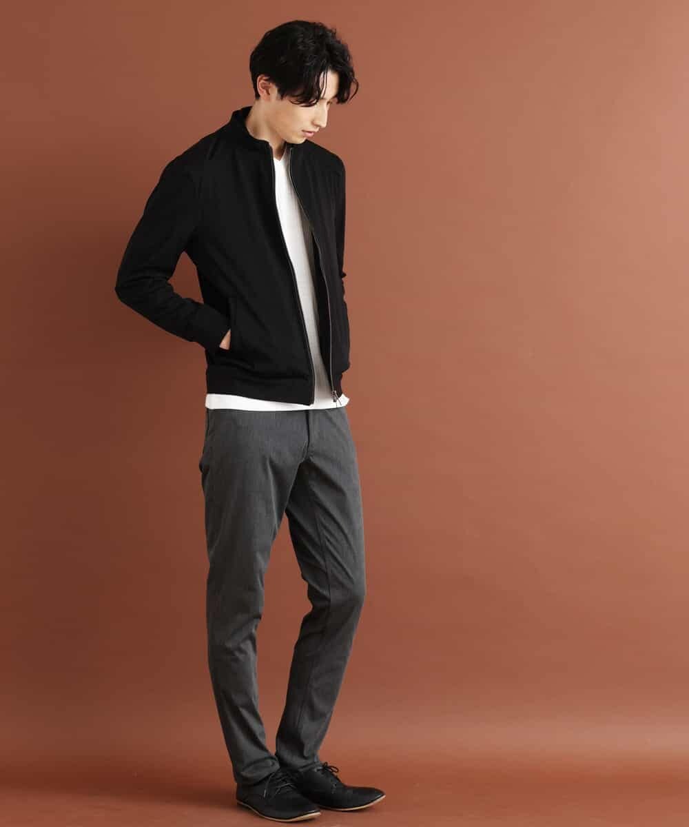 MKJJO04130 MK MICHEL KLEIN HOMME(MKミッシェルクランオム) MAGICストレッチ/コンパクトストレッチブルゾン ブラック