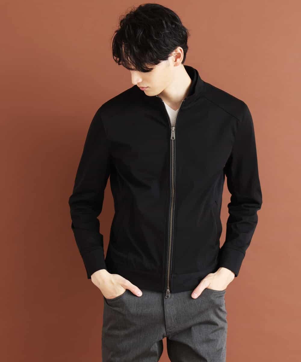 MKJJO04130 MK MICHEL KLEIN HOMME(MKミッシェルクランオム) MAGICストレッチ/コンパクトストレッチブルゾン ブラック