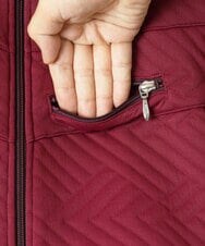 MKJJR24100 MK MICHEL KLEIN HOMME(MKミッシェルクランオム) スタンドブルゾンパーカー パープル(77)