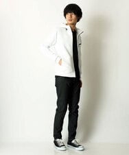 MKJJR24100 MK MICHEL KLEIN HOMME(MKミッシェルクランオム) スタンドブルゾンパーカー ホワイト(90)