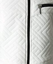 MKJJR24100 MK MICHEL KLEIN HOMME(MKミッシェルクランオム) スタンドブルゾンパーカー ホワイト(90)