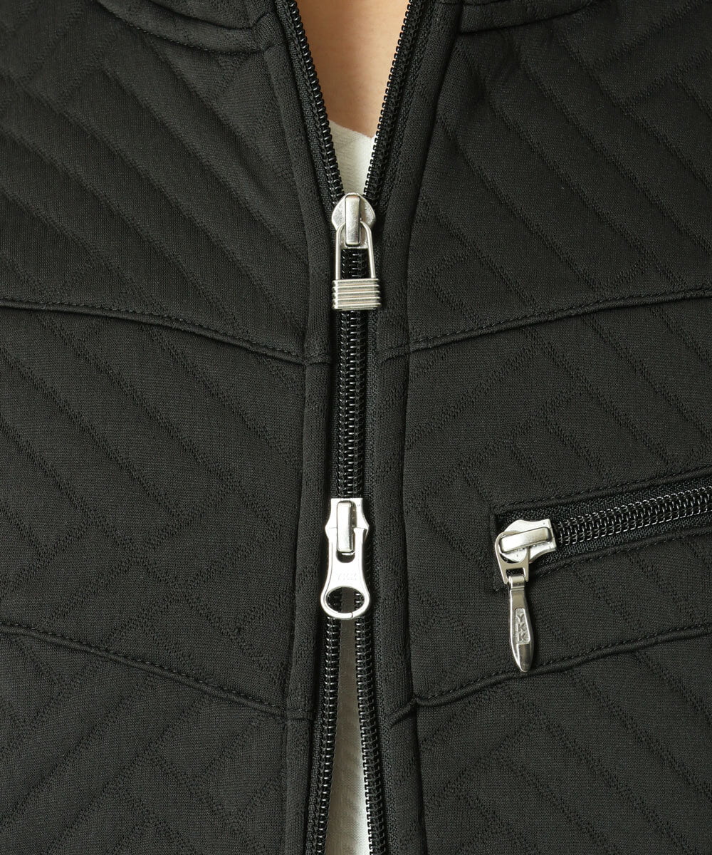 MKJJR24100 MK MICHEL KLEIN HOMME(MKミッシェルクランオム) スタンドブルゾンパーカー ブラック(94)