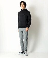 MKJJR24100 MK MICHEL KLEIN HOMME(MKミッシェルクランオム) スタンドブルゾンパーカー ブラック(94)