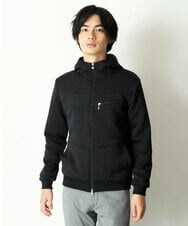 MKJJR24100 MK MICHEL KLEIN HOMME(MKミッシェルクランオム) スタンドブルゾンパーカー ブラック(94)