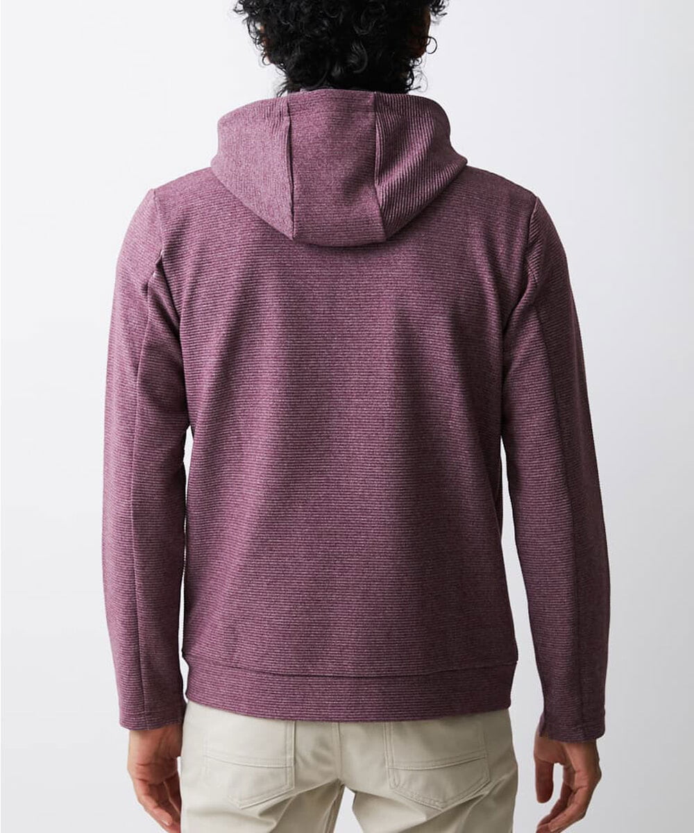 MKJJU03100 MK MICHEL KLEIN HOMME(MKミッシェルクランオム) パーカ / リップリバーボーダー パープル(77)